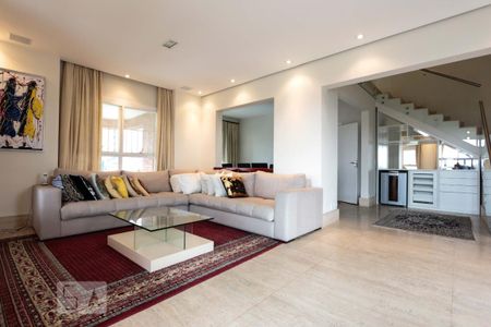 Sala  de apartamento para alugar com 4 quartos, 260m² em Paraíso do Morumbi, São Paulo