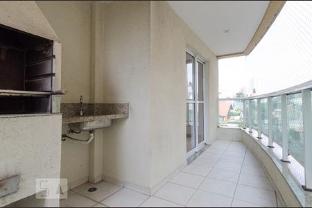 Varanda Gourmet de apartamento à venda com 3 quartos, 137m² em Jardim Bela Vista, Santo André