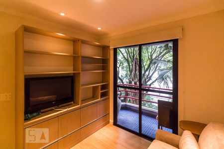 Sala de apartamento para alugar com 1 quarto, 35m² em Paraíso, São Paulo