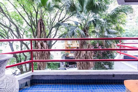 Varandinha de apartamento para alugar com 1 quarto, 35m² em Paraíso, São Paulo