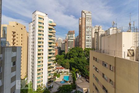 Apartamento para alugar com 77m², 2 quartos e 1 vagaVista da sala