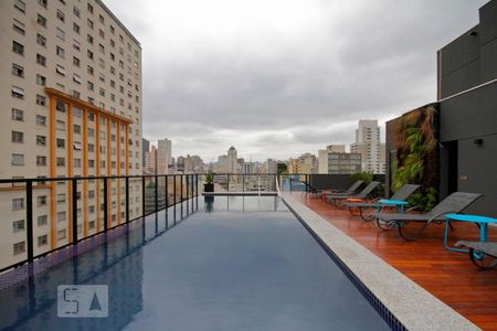 Studio para alugar com 26m², 1 quarto e sem vagaPiscina