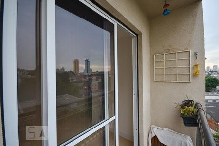 Varanda da Sala de apartamento à venda com 2 quartos, 49m² em Vila Firmiano Pinto, São Paulo