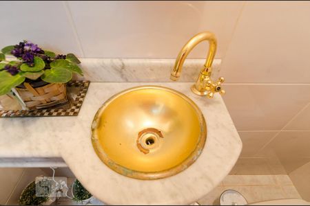Lavabo de apartamento à venda com 4 quartos, 140m² em Centro, Santo André