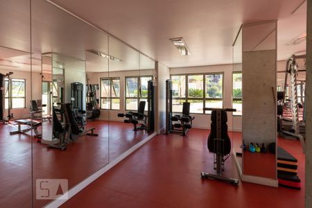 Área comum - Academia de apartamento para alugar com 1 quarto, 70m² em Jardim Fonte do Morumbi, São Paulo