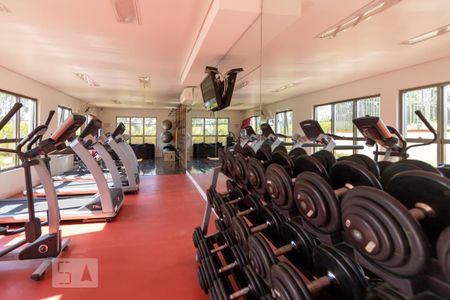 Área comum - Academia de apartamento para alugar com 1 quarto, 70m² em Jardim Fonte do Morumbi, São Paulo