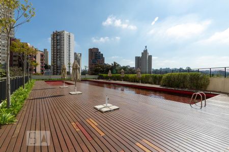 Área comum - Piscina de apartamento para alugar com 1 quarto, 70m² em Jardim Fonte do Morumbi, São Paulo