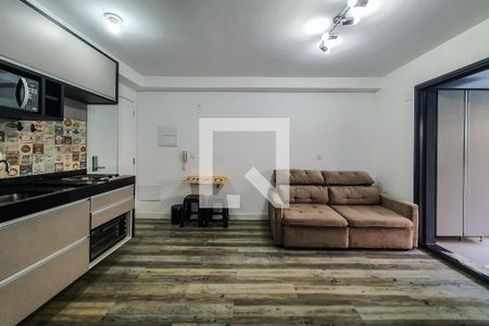 sala cozinha de apartamento à venda com 2 quartos, 55m² em Vila Mariana, São Paulo