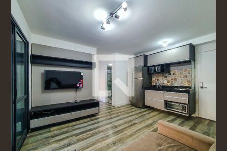 sala cozinha de apartamento à venda com 2 quartos, 55m² em Vila Mariana, São Paulo