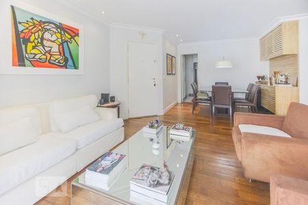 Sala de apartamento à venda com 3 quartos, 125m² em Vila Olímpia, São Paulo