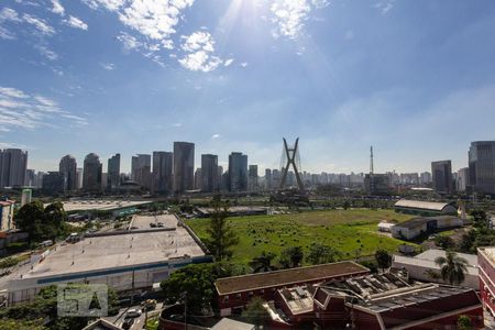 Sala (vista) de apartamento à venda com 1 quarto, 98m² em Real Parque, São Paulo