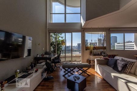 Sala de apartamento à venda com 1 quarto, 98m² em Real Parque, São Paulo