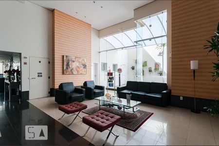 Studio para alugar com 40m², 1 quarto e 1 vaga Studio para alugar com 40m², 1 quarto e 1 vagaHall de entrada