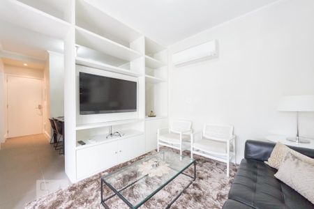 Sala de apartamento para alugar com 1 quarto, 56m² em Paraíso, São Paulo
