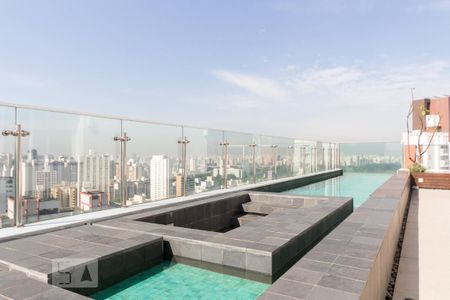 Piscina descoberta (cobertura) de apartamento para alugar com 1 quarto, 56m² em Paraíso, São Paulo