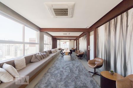 Salão de festas (cobertura) de apartamento para alugar com 1 quarto, 56m² em Paraíso, São Paulo