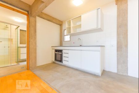 Cozinha de apartamento para alugar com 1 quarto, 52m² em Pinheiros, São Paulo