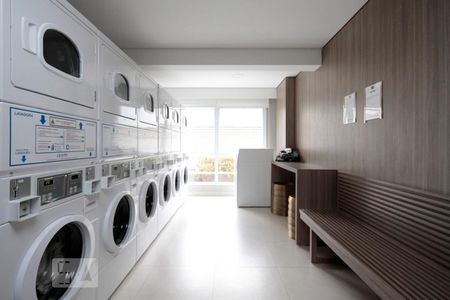 Studio para alugar com 34m², 1 quarto e 1 vagaLavanderia