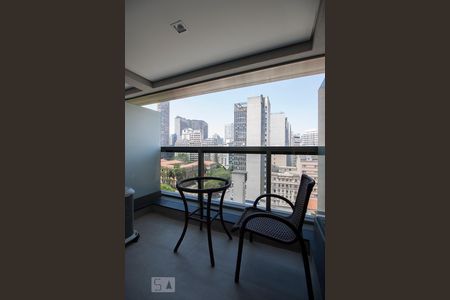 Varanda de apartamento para alugar com 1 quarto, 30m² em República, São Paulo