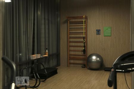 Apartamento para alugar com 30m², 1 quarto e 1 vaga Apartamento para alugar com 30m², 1 quarto e 1 vagaAcademia