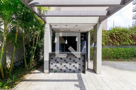 Studio para alugar com 38m², 1 quarto e 1 vagaChurrasqueira