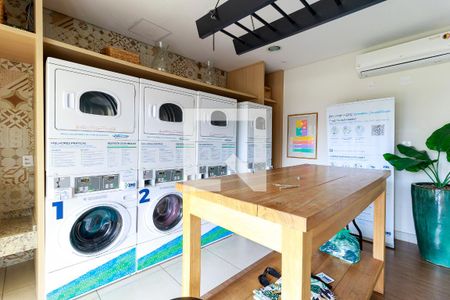 Studio para alugar com 38m², 1 quarto e 1 vagaLavanderia