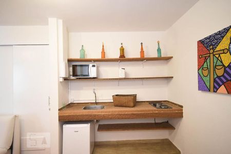 Studio para alugar com 30m², 1 quarto e sem vaga Studio para alugar com 30m², 1 quarto e sem vagaCozinha