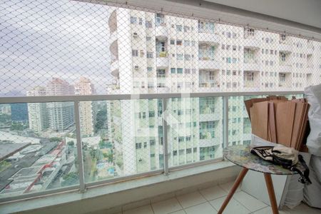 Varanda da Sala de apartamento para alugar com 3 quartos, 94m² em Recreio dos Bandeirantes, Rio de Janeiro
