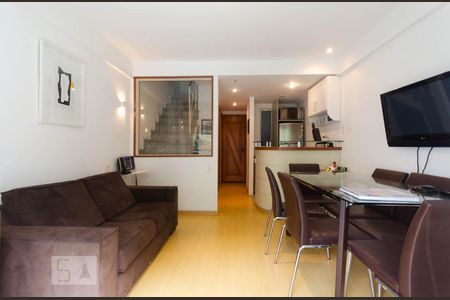 Sala de apartamento à venda com 2 quartos, 95m² em Lagoa, Rio de Janeiro