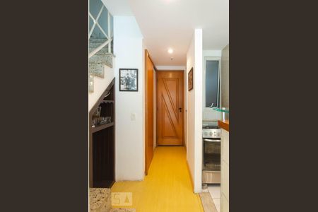 Hall de acesso social do apartamento de apartamento à venda com 2 quartos, 95m² em Lagoa, Rio de Janeiro