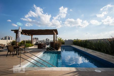 Piscina de kitnet/studio para alugar com 1 quarto, 40m² em Jardim do Mar, São Bernardo do Campo
