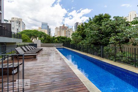 Studio para alugar com 35m², 1 quarto e 1 vagaPiscinas