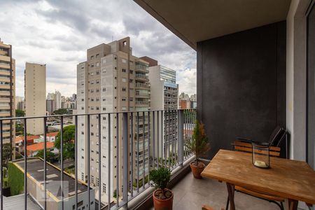 Studio para alugar com 35m², 1 quarto e 1 vagaVaranda
