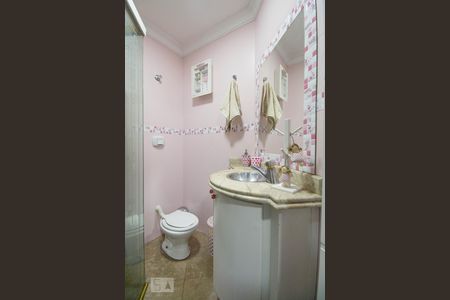 Banheiro do quarto 1 de apartamento à venda com 3 quartos, 140m² em Alto da Mooca, São Paulo