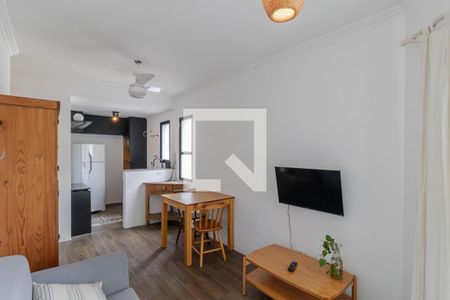 Sala de apartamento para alugar com 1 quarto, 60m² em Itaim Bibi, São Paulo