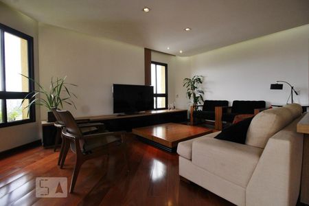Sala de apartamento para alugar com 3 quartos, 250m² em Panamby, São Paulo
