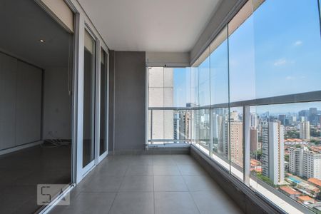 Studio à venda com 44m², 1 quarto e 1 vagaVaranda