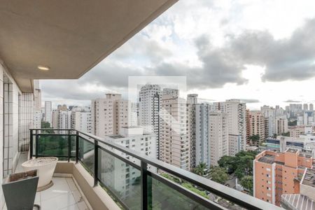 Varanda da Sala de apartamento à venda com 4 quartos, 290m² em Brooklin Paulista, São Paulo