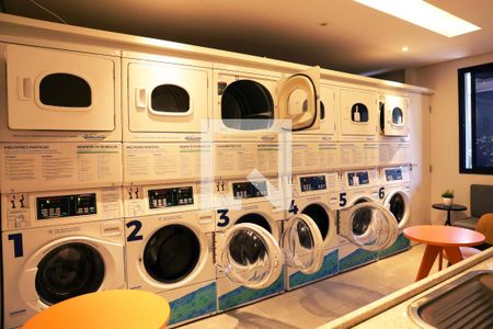 Studio à venda com 26m², 1 quarto e sem vagaLavanderia