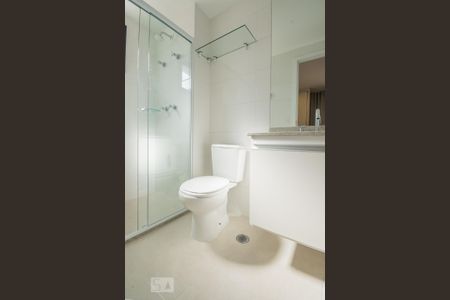 Studio para alugar com 36m², 1 quarto e 1 vaga Studio para alugar com 36m², 1 quarto e 1 vagaBanheiro