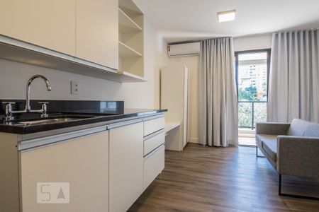 Studio para alugar com 36m², 1 quarto e 1 vaga Studio para alugar com 36m², 1 quarto e 1 vagaCozinha