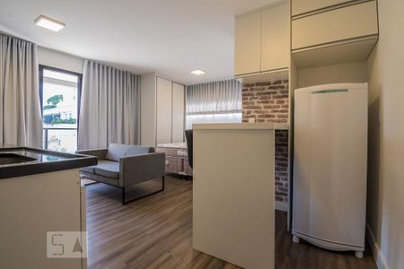 Studio para alugar com 36m², 1 quarto e 1 vaga Studio para alugar com 36m², 1 quarto e 1 vagaSala