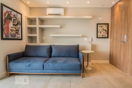 Sala de apartamento para alugar com 1 quarto, 42m² em Cidade Monções, São Paulo