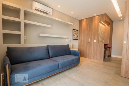 Sala de apartamento para alugar com 1 quarto, 42m² em Cidade Monções, São Paulo