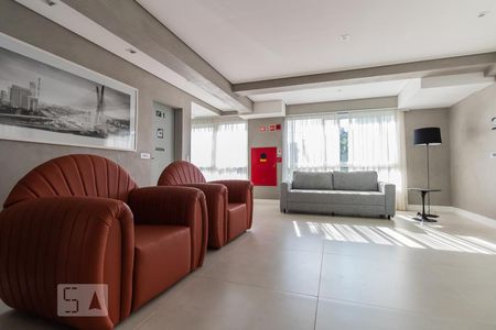 Studio para alugar com 28m², 1 quarto e 1 vaga Studio para alugar com 28m², 1 quarto e 1 vagaHall Social - Condomínio