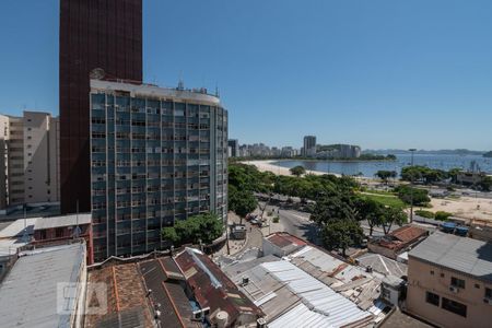 Varanda de kitnet/studio para alugar com 1 quarto, 23m² em Botafogo, Rio de Janeiro