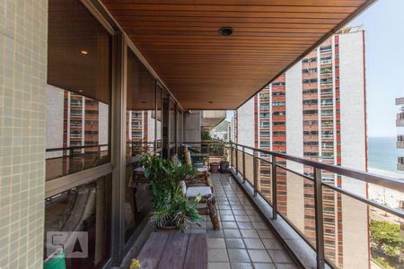 Varanda de apartamento para alugar com 4 quartos, 230m² em São Conrado, Rio de Janeiro