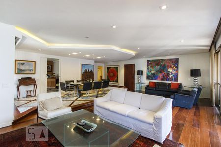 Sala de apartamento para alugar com 4 quartos, 230m² em São Conrado, Rio de Janeiro