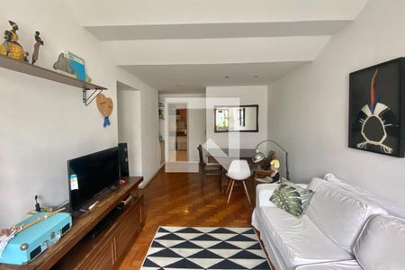 Sala de apartamento para alugar com 3 quartos, 96m² em Humaitá, Rio de Janeiro