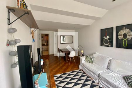 Sala de apartamento para alugar com 3 quartos, 96m² em Humaitá, Rio de Janeiro